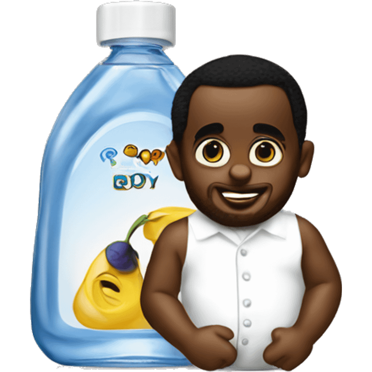 P diddy advertising baby oil emoji