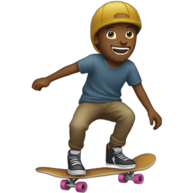 skateboarder emoji