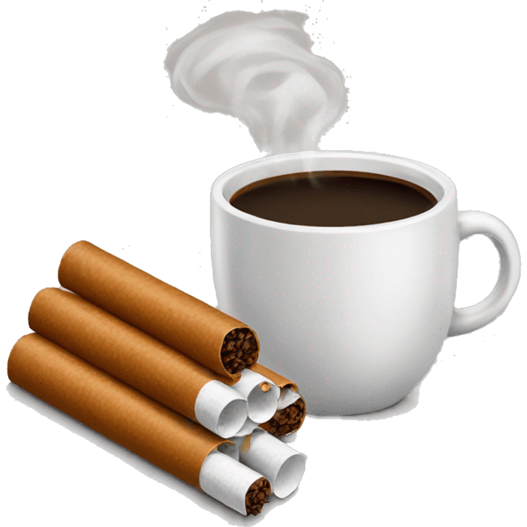 coffee and cigarettes emoji