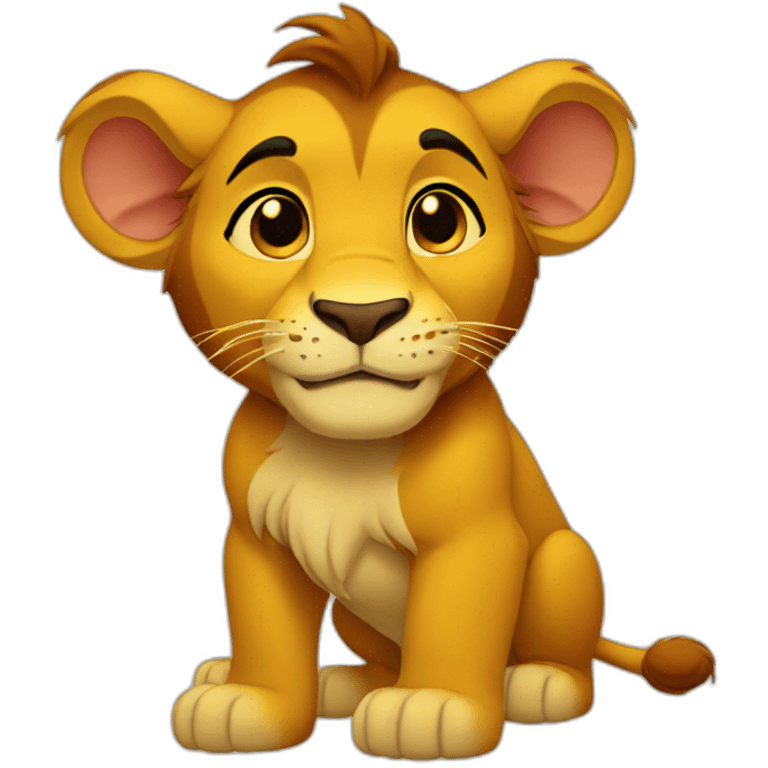 Simba emoji