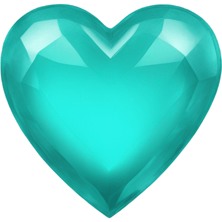 corazón verde agua emoji