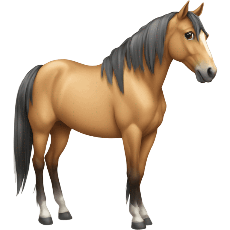 Buckskin horse  emoji