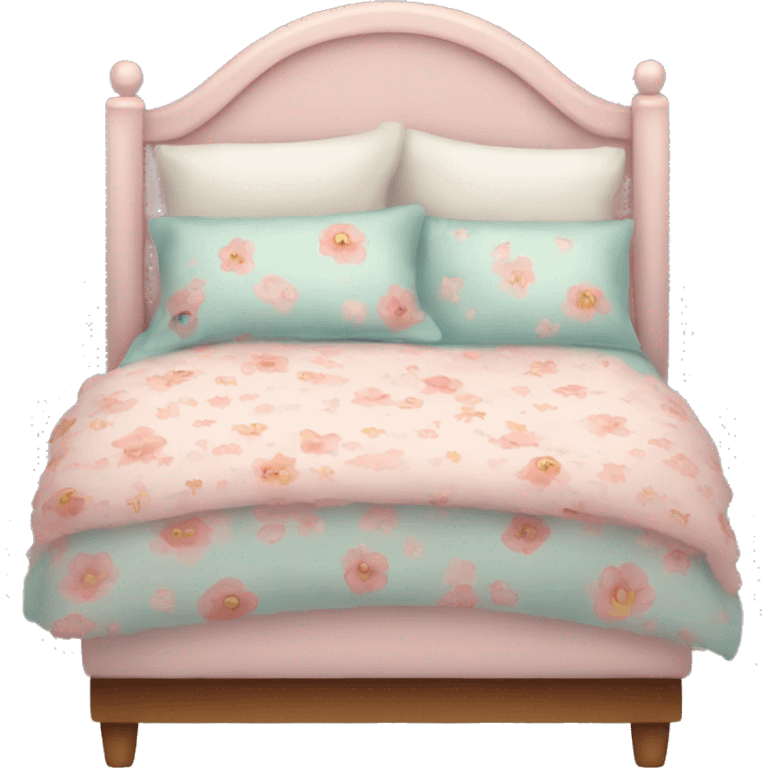 pretty bed  emoji