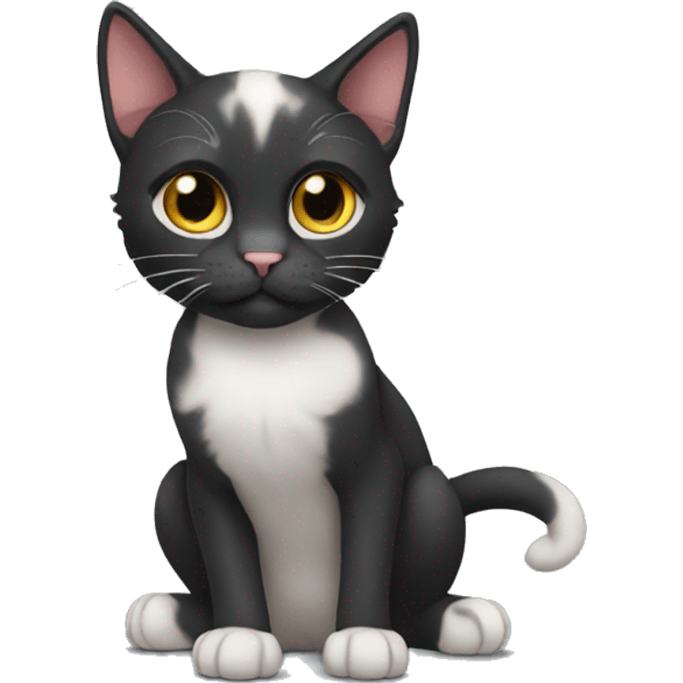 Cat black epic emoji