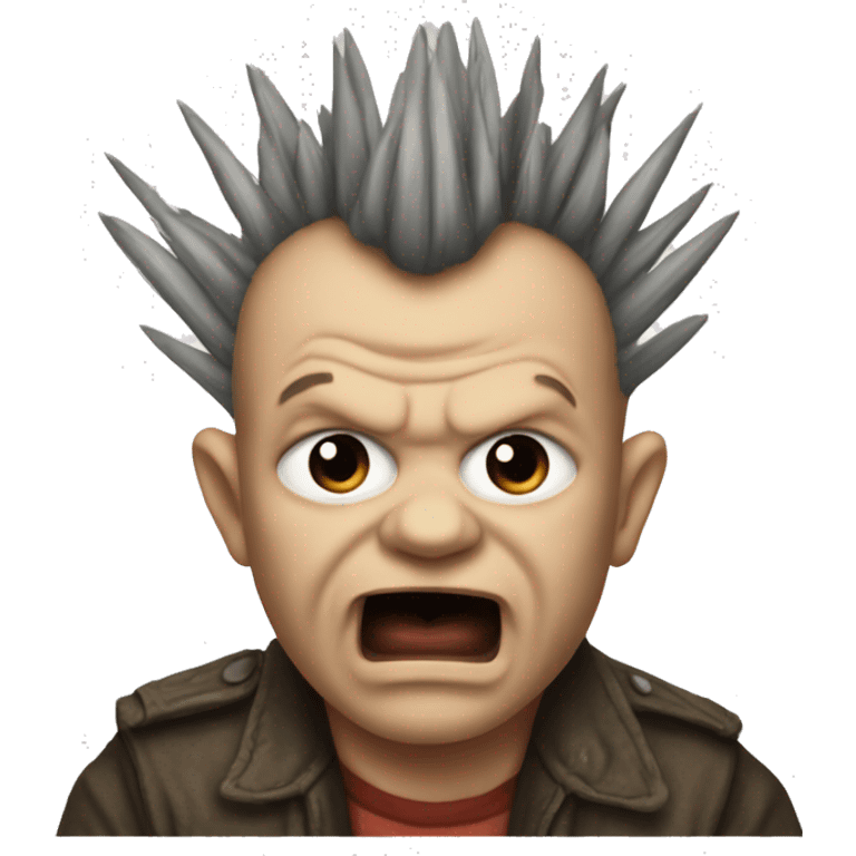 Mohawk mogwai from gremlins emoji