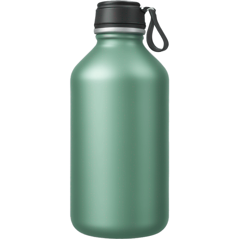 Sage green water bottle emoji