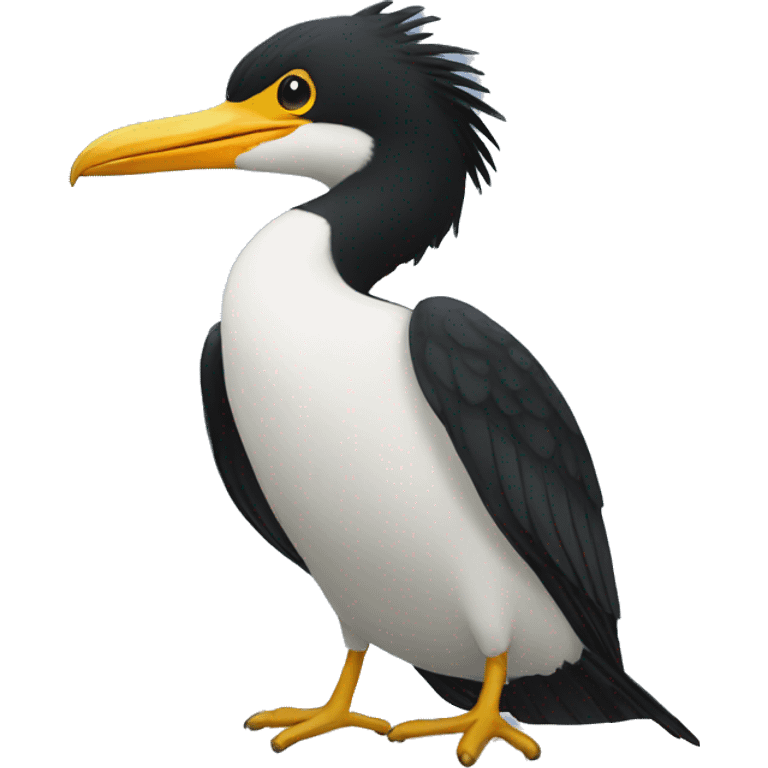 little pied cormorant  emoji