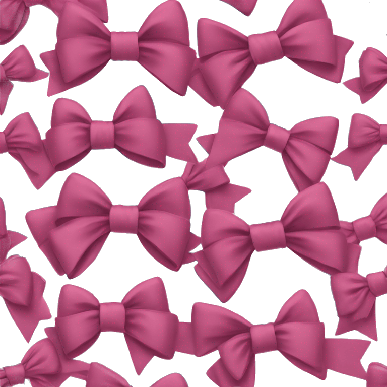 Coquette bow emoji