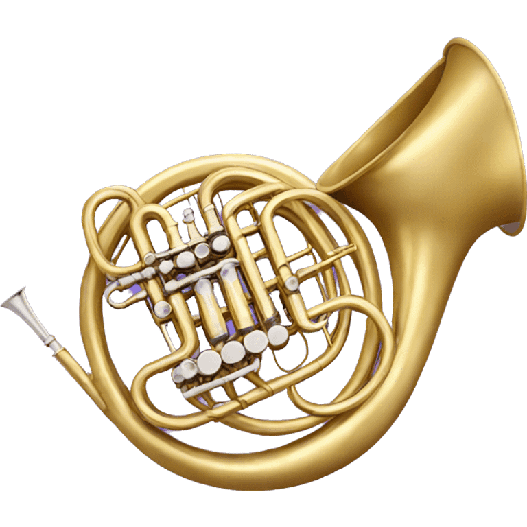 french horn PURPLE emoji