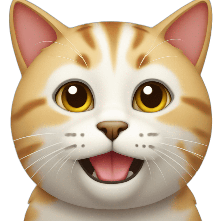 Funny cat emoji