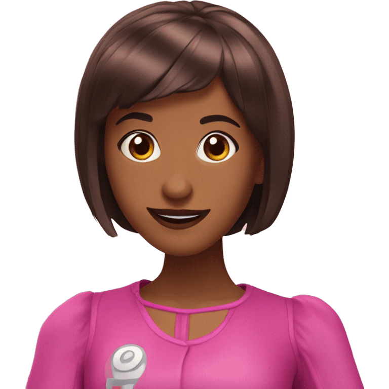 Nina Bonina Brown as a Lazy Town Character emoji