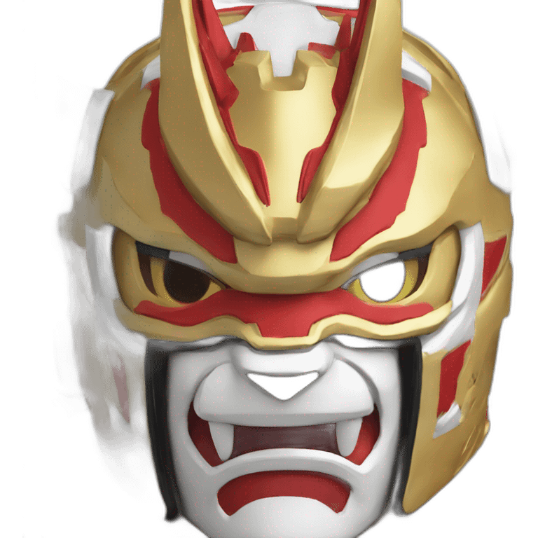 Jushin Thunder liger wrestler mask emoji