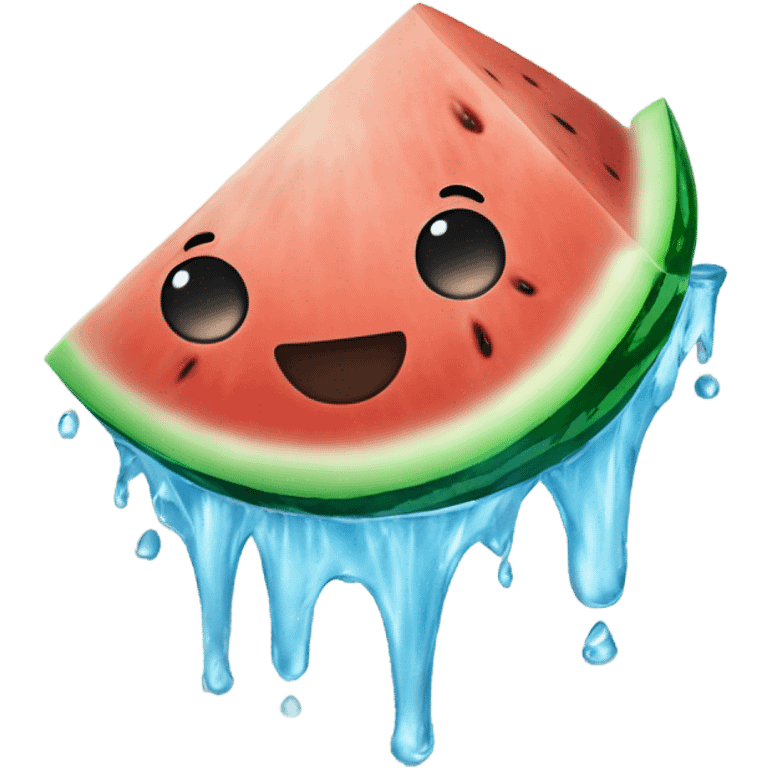 Water melon ice emoji