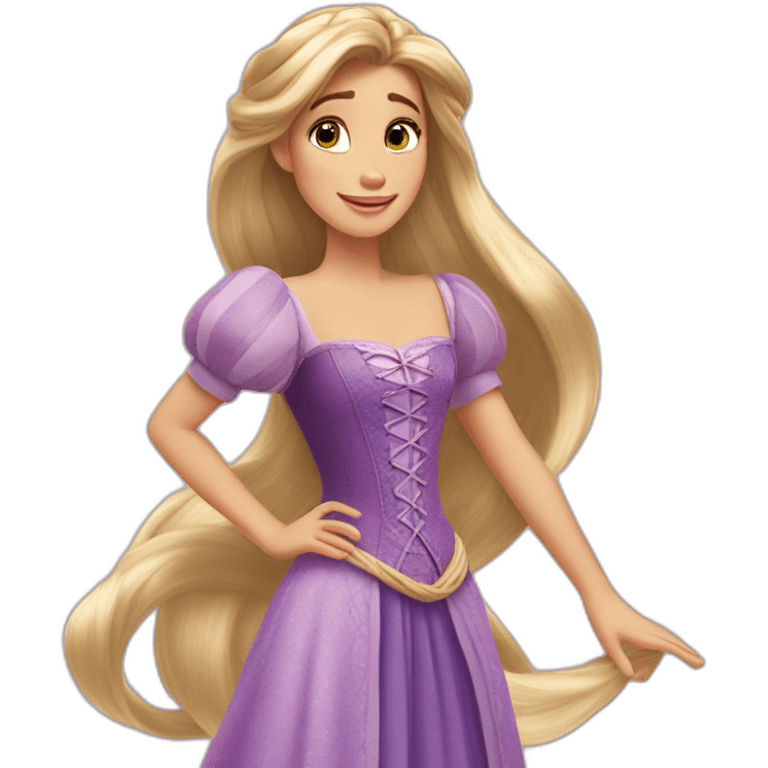 disney princess rapunzel emoji