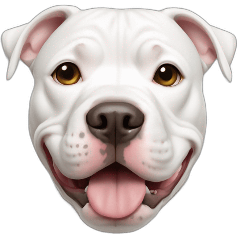 white pitbull emoji