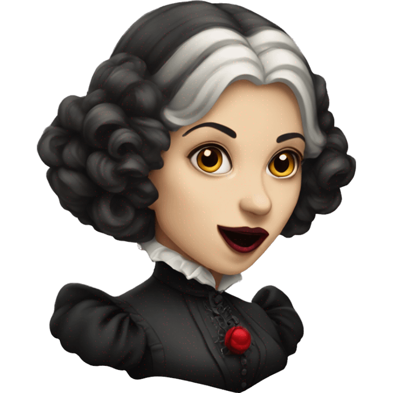 victorian lady vampire emoji