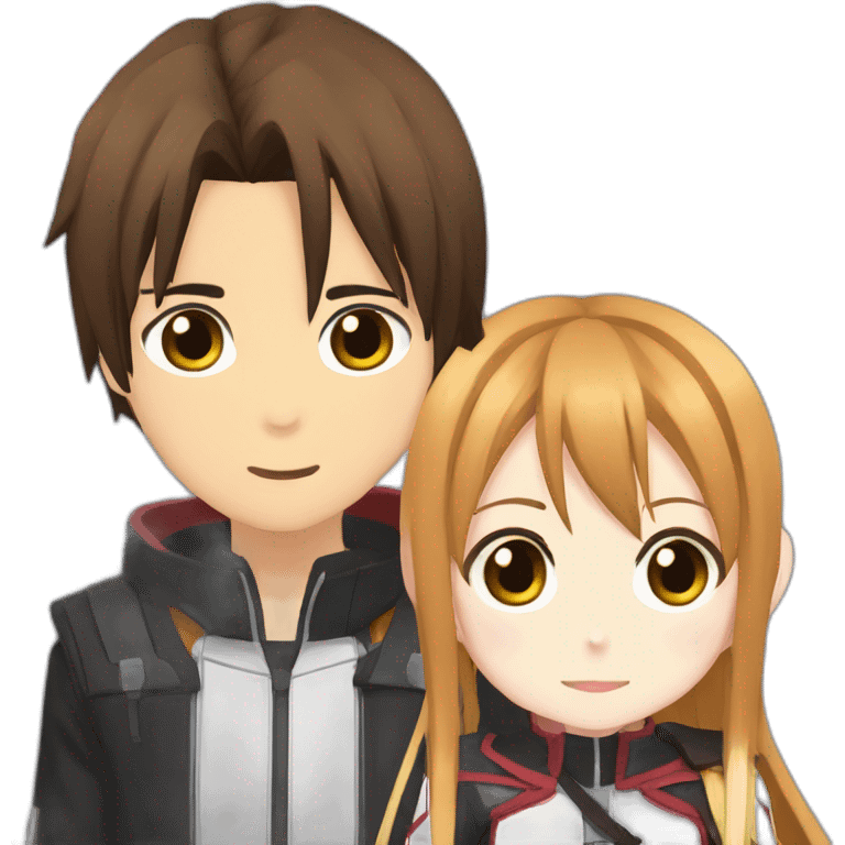 Kirito et asuna emoji