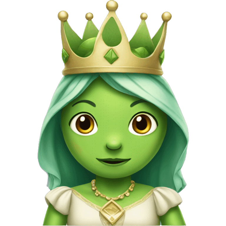 Frog princess emoji