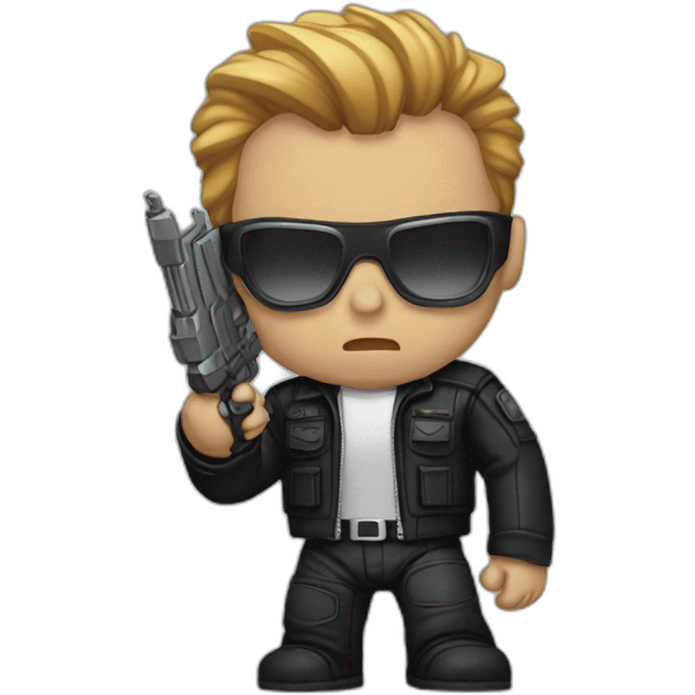 Terminator llorando emoji