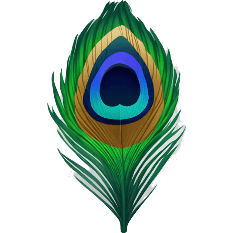 peacock feather emoji