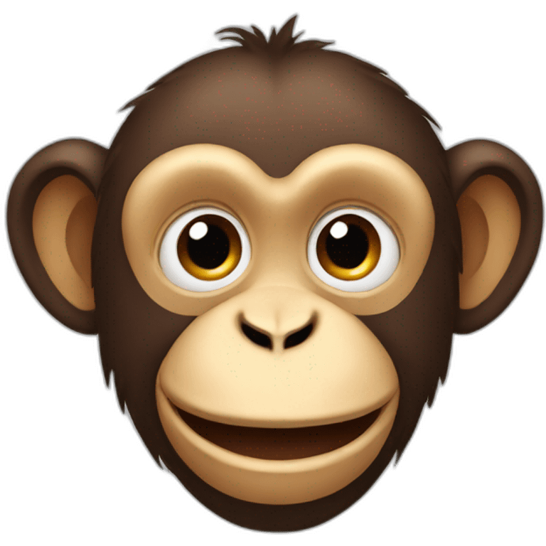 Funny monkey emoji