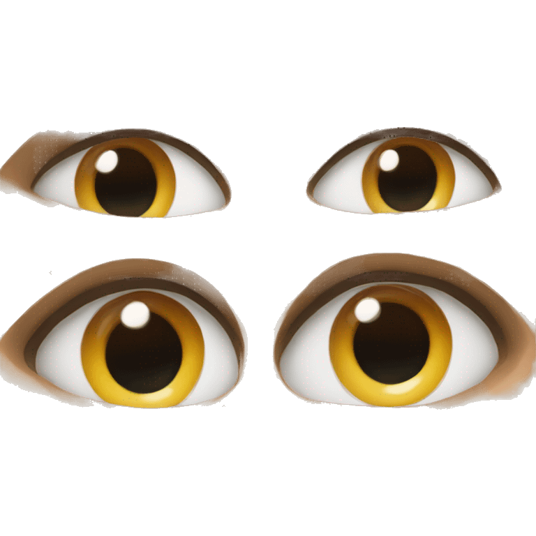 A pair of eyes looking loving emoji