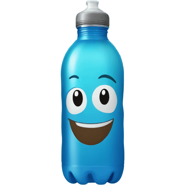 waterbottle in an ocean emoji