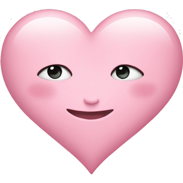 Heart baby pink emoji