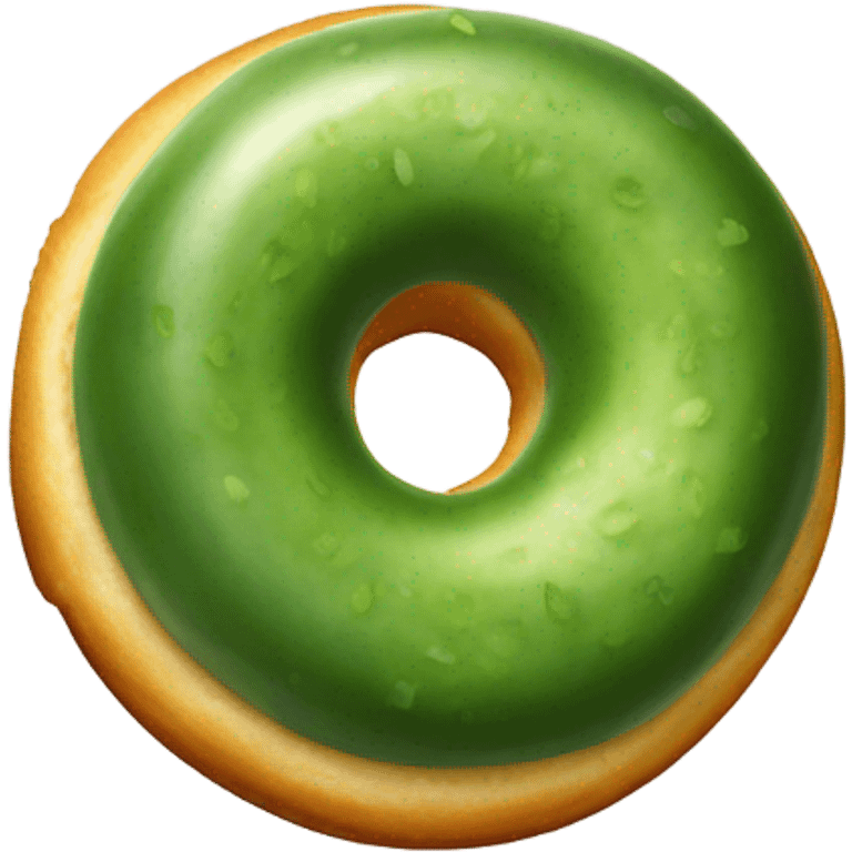 Cucumber in donut  emoji