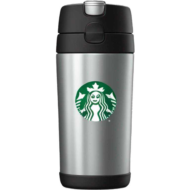 Starbucks coffee thermos emoji