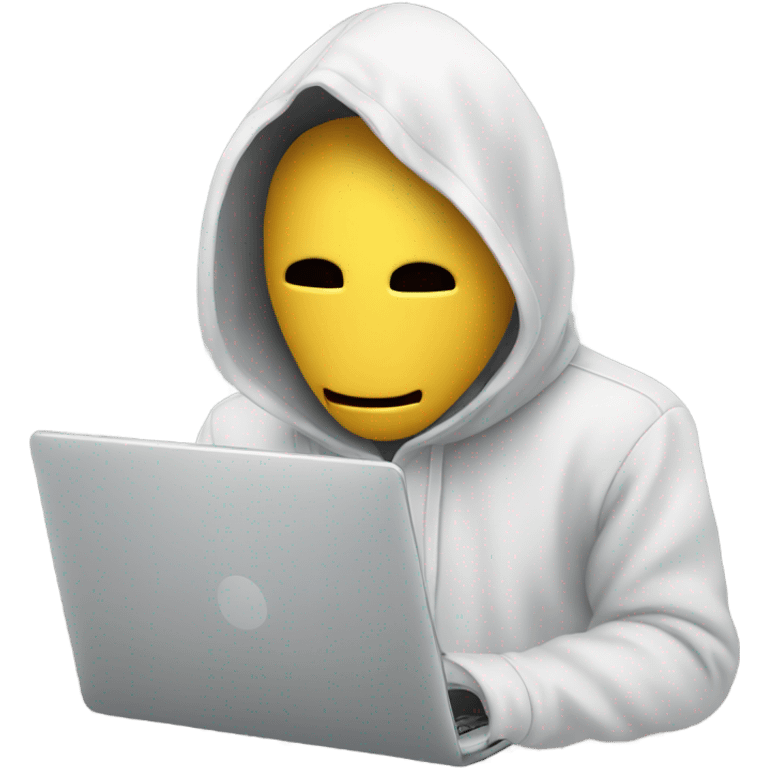 anonymous with laptop emoji