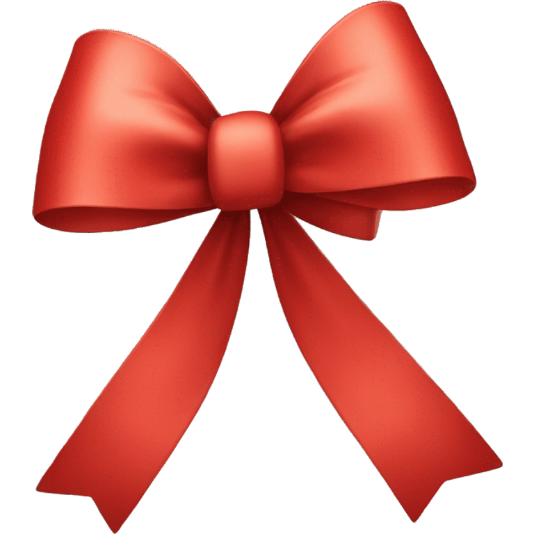 Big red bow  emoji