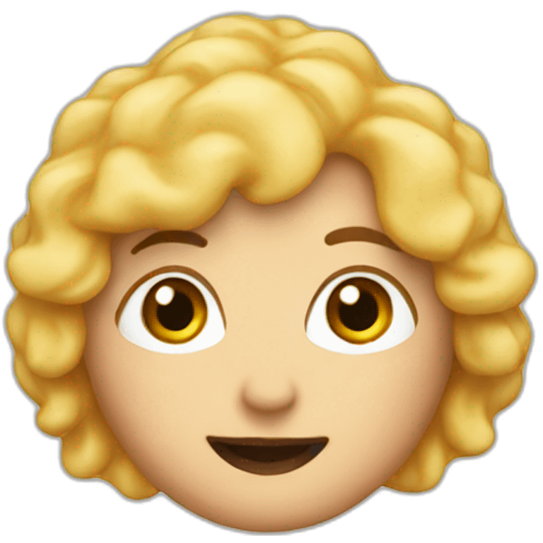 blonde hair empanada emoji