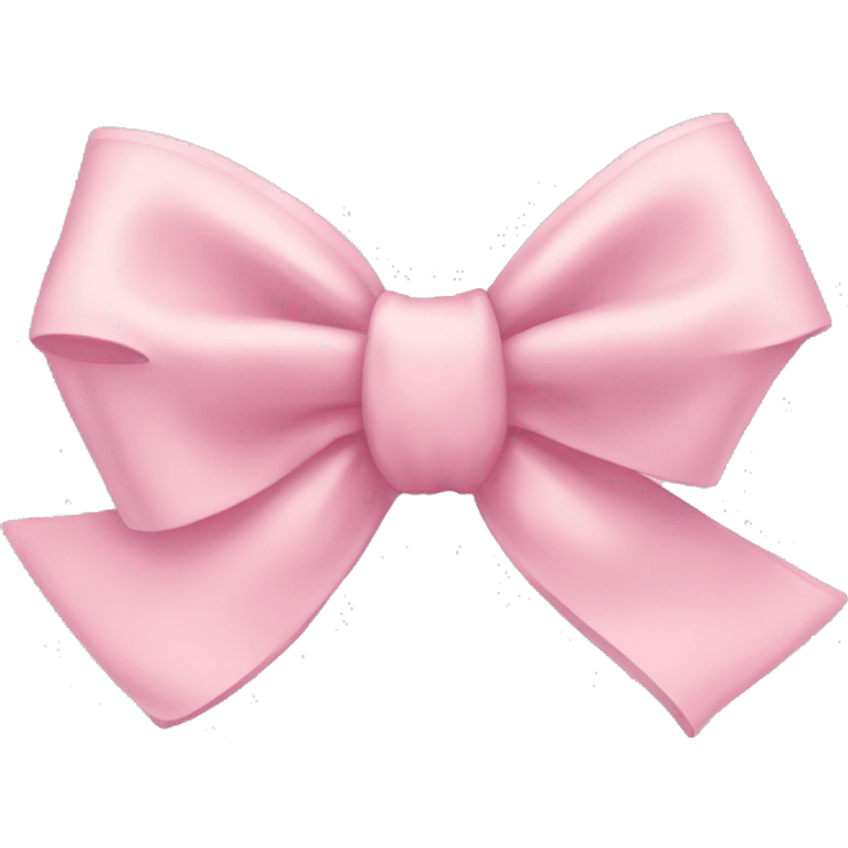 Light pink bow  emoji