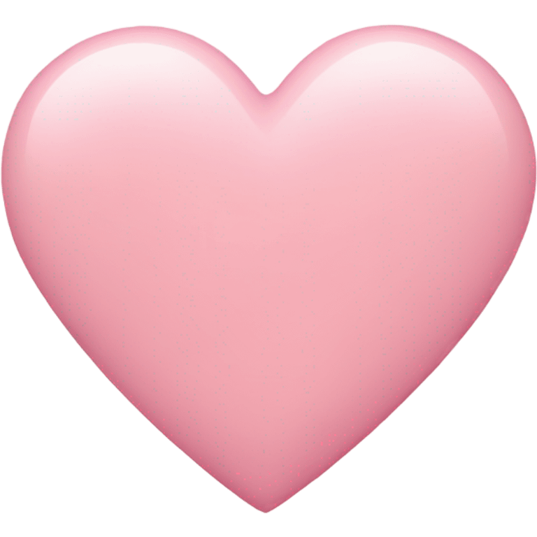 Pastel pink heart emoji