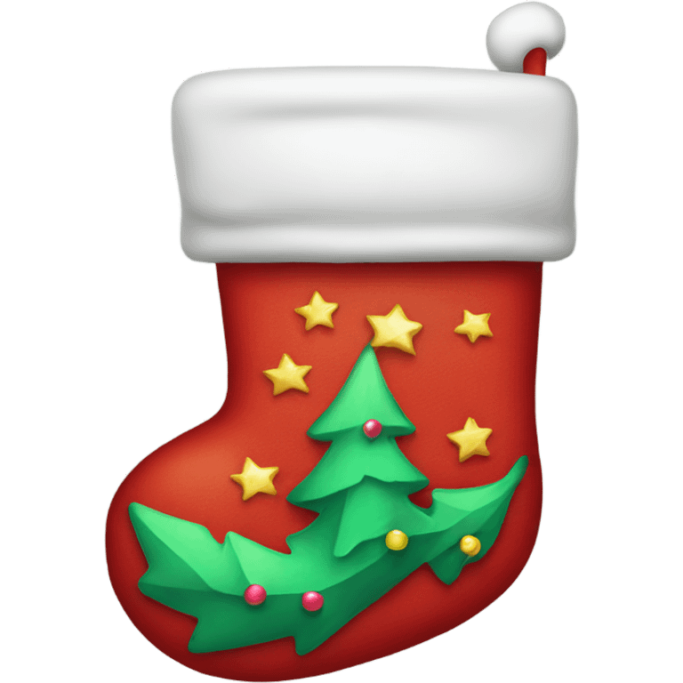 Christmas stocking emoji