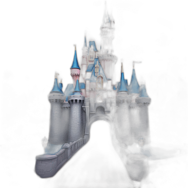 Cinderella Castle at Disneyland emoji