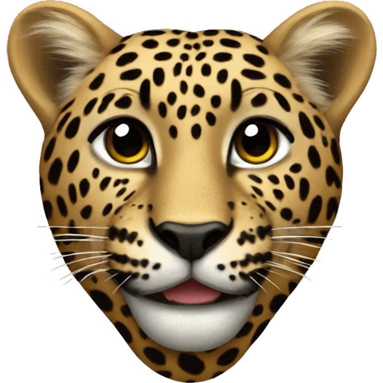 leopard heart emoji