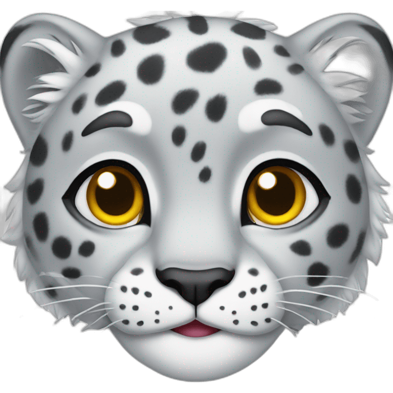 Snow Leopard Full Body emoji