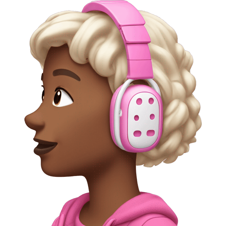 Pink AirPods Max girly  emoji