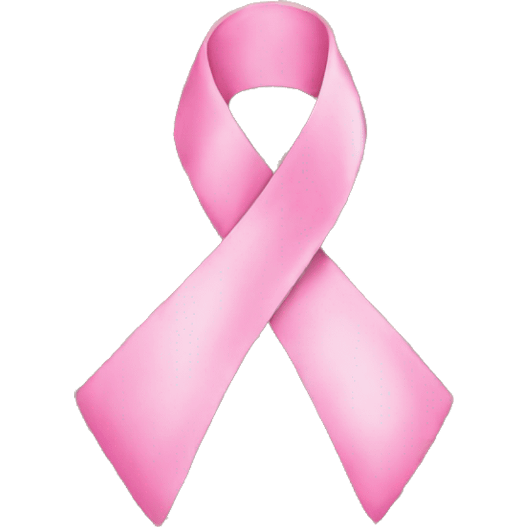 Breast cancer ribbon leopard print emoji