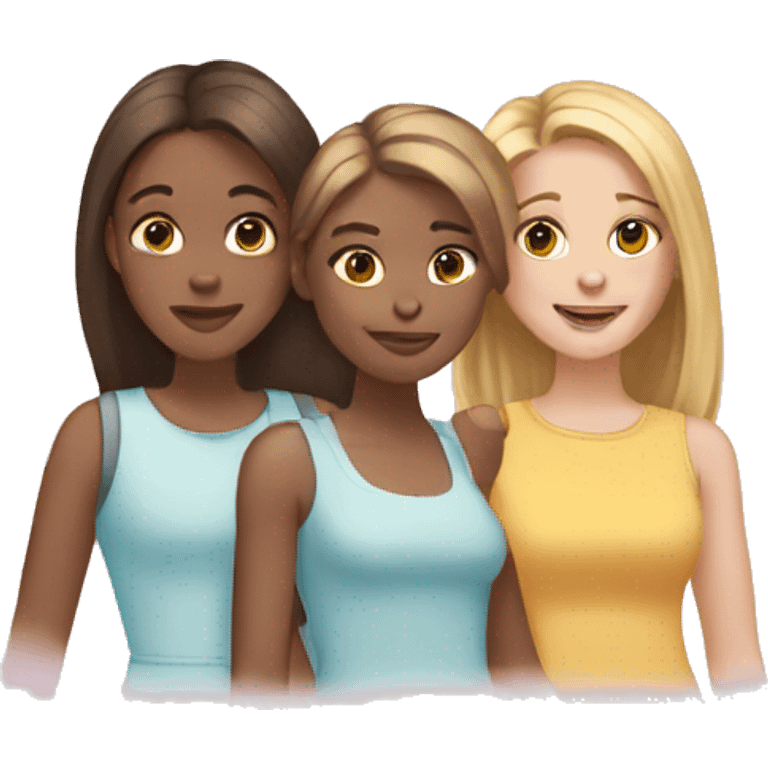 White Family Witherspoon Three teenage daughters emoji