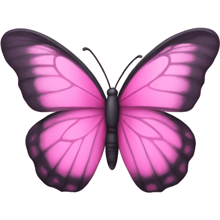 Pink butterfly  emoji