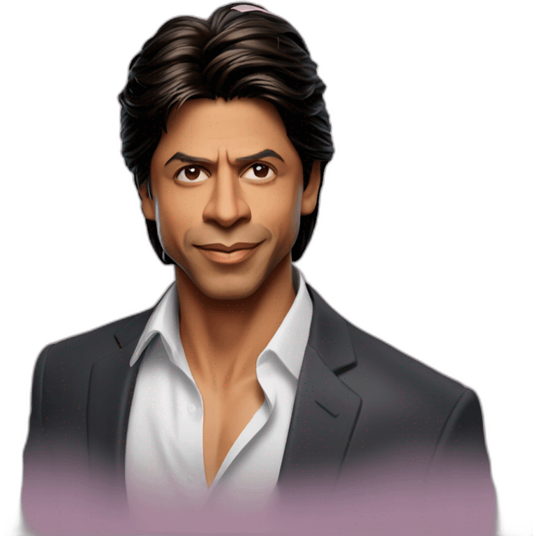 Shah rukh khan sending love emoji