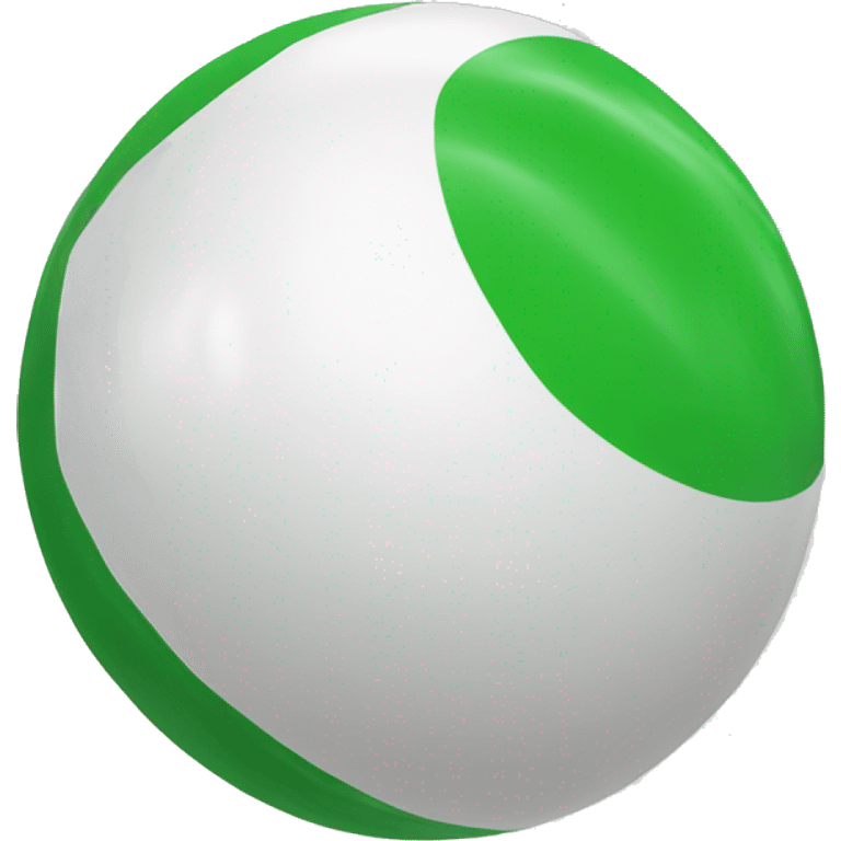 unique ball green emoji