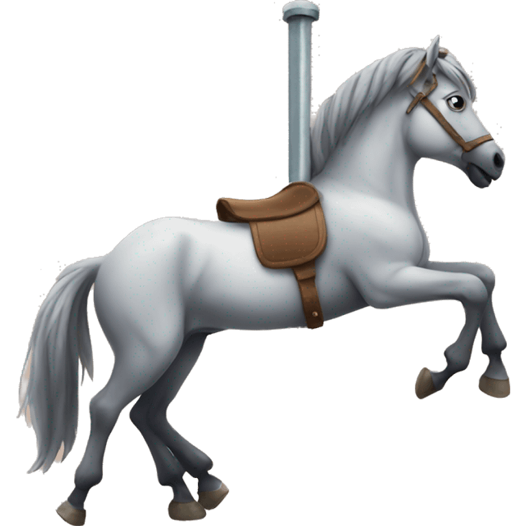 a horse on a pole emoji