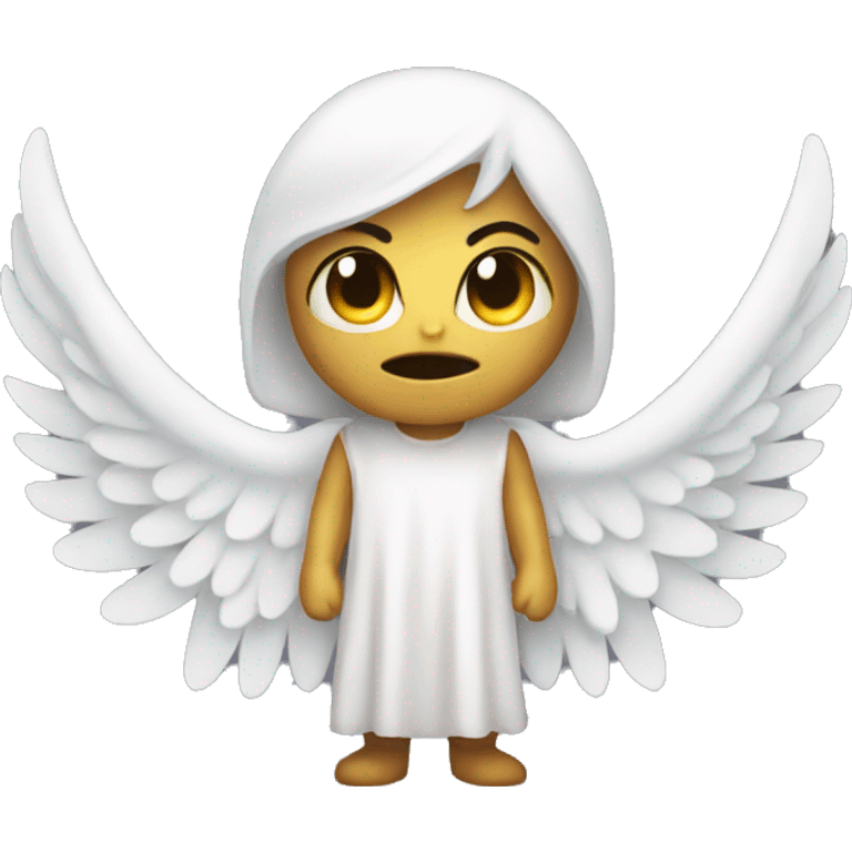 evil angel emoji  emoji