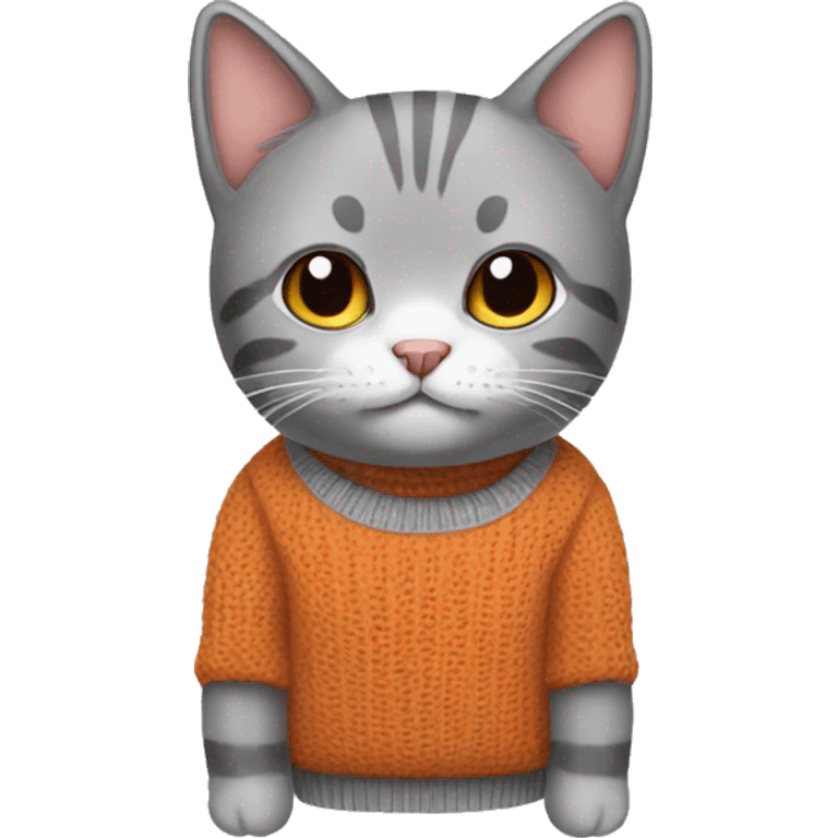 CAT wearing jumper  emoji