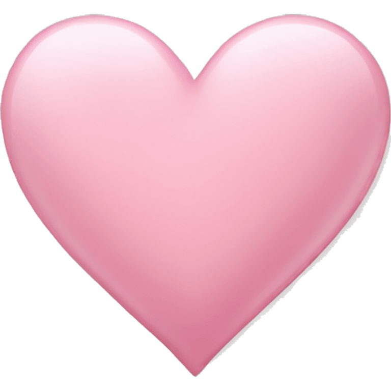 light pink heart  emoji