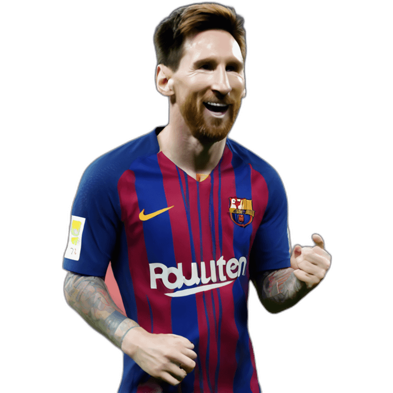 Messi qui fait un doigt emoji